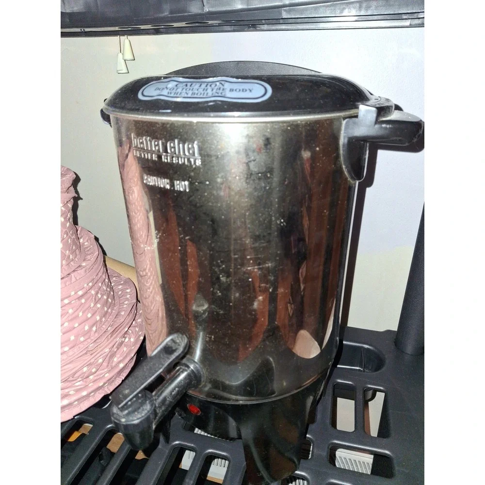 Better Chef IM-830S 30-Cup Coffee Urn Stainless Steel Electric Percolator Silver
